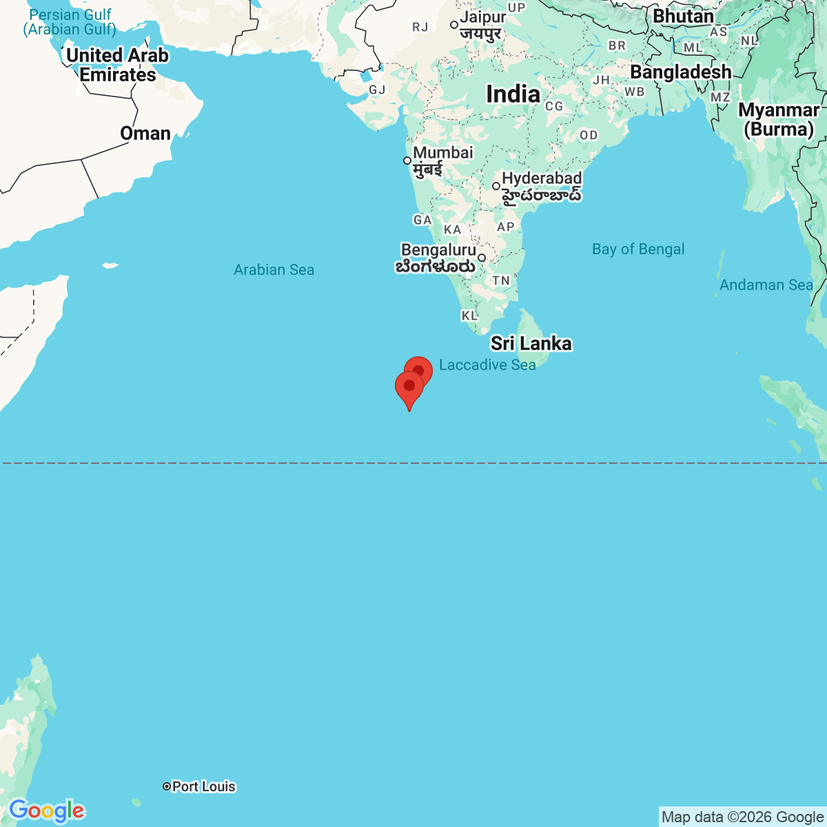 Carte du voyage Maldives - Atoll de Faafu